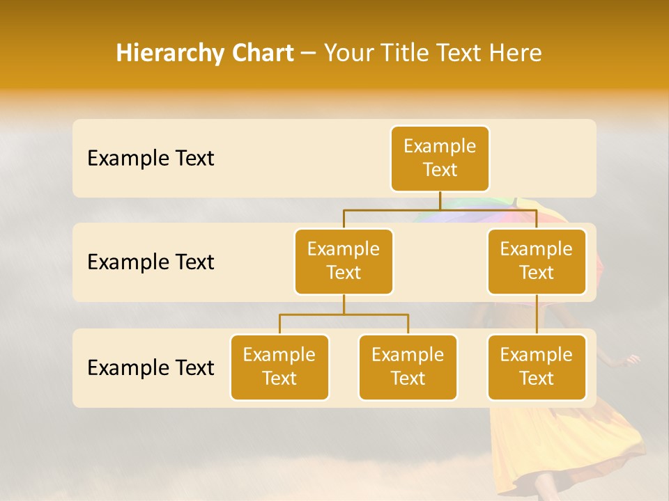 Action Person Striped PowerPoint Template
