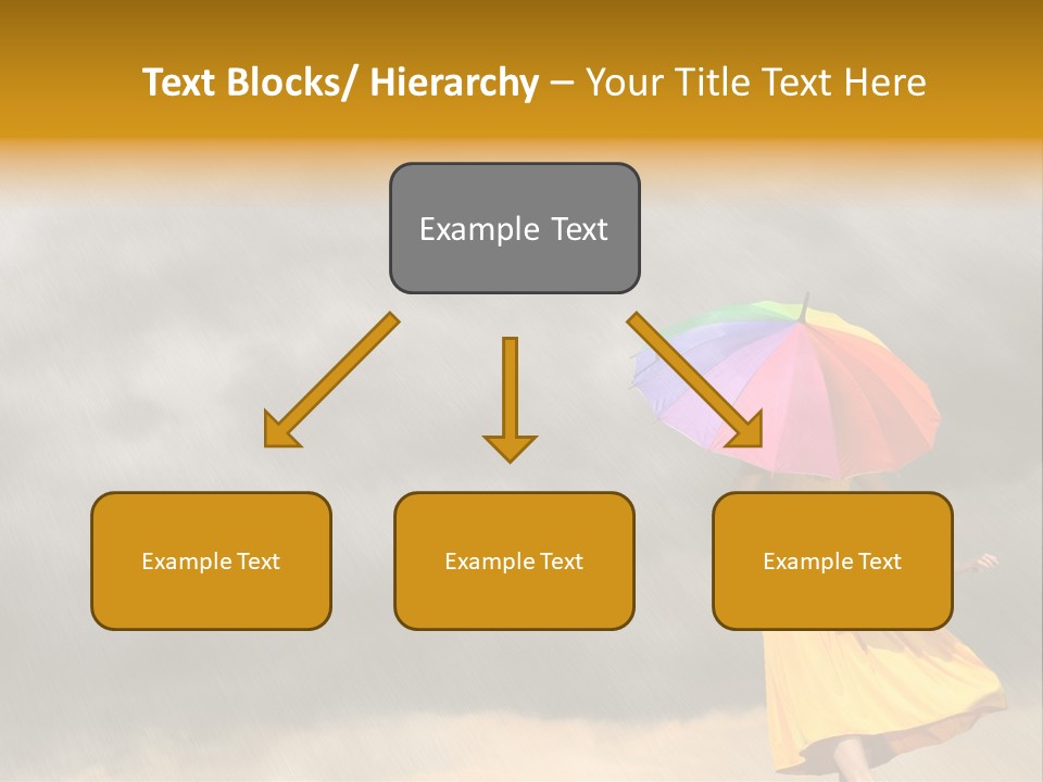 Action Person Striped PowerPoint Template