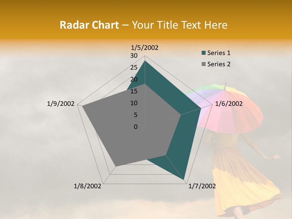 Action Person Striped PowerPoint Template