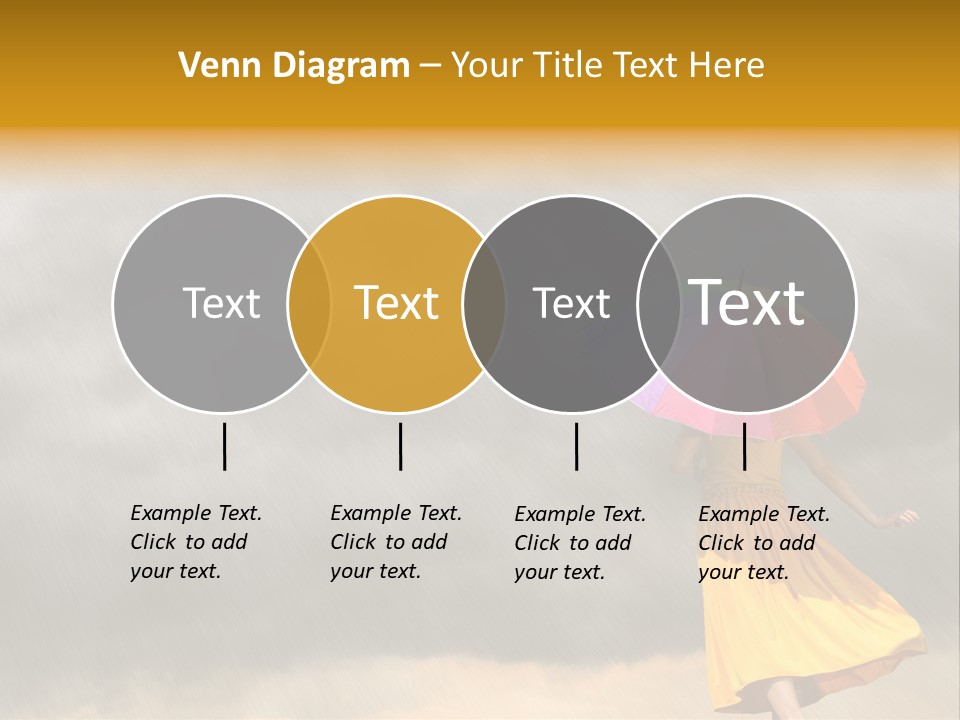 Action Person Striped PowerPoint Template