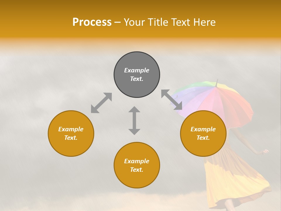 Action Person Striped PowerPoint Template