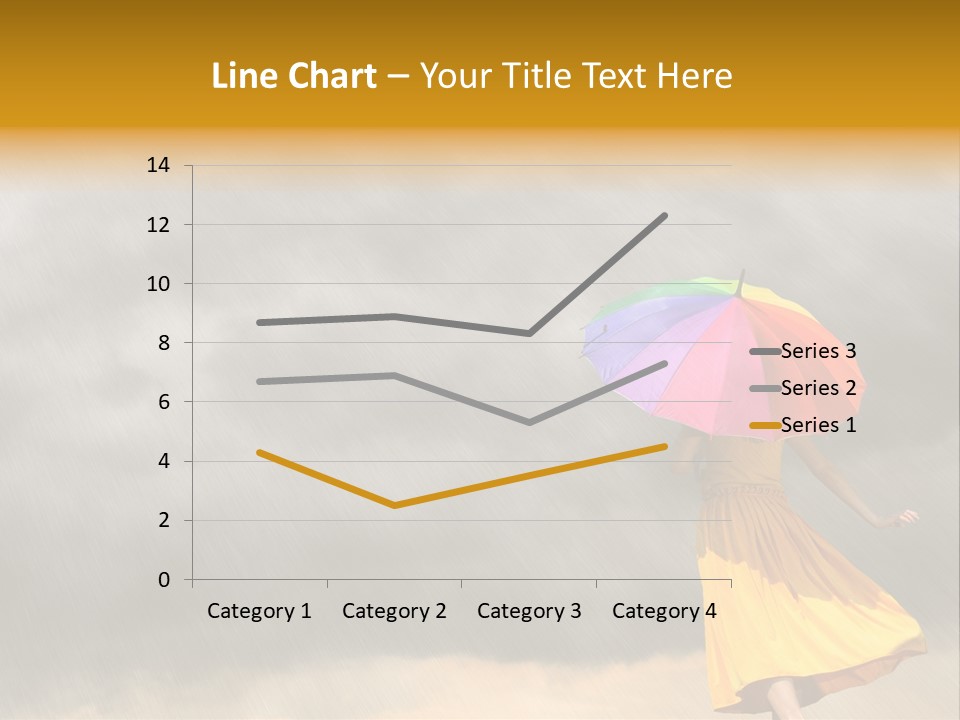 Action Person Striped PowerPoint Template