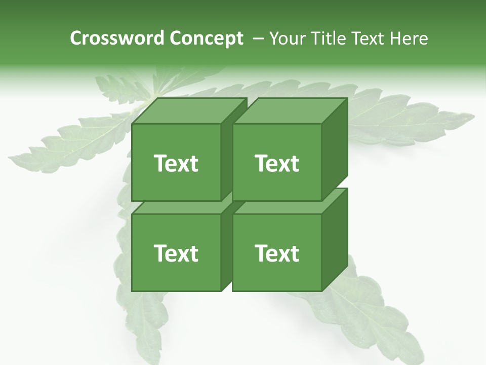 Joint Marijuana Medicine PowerPoint Template