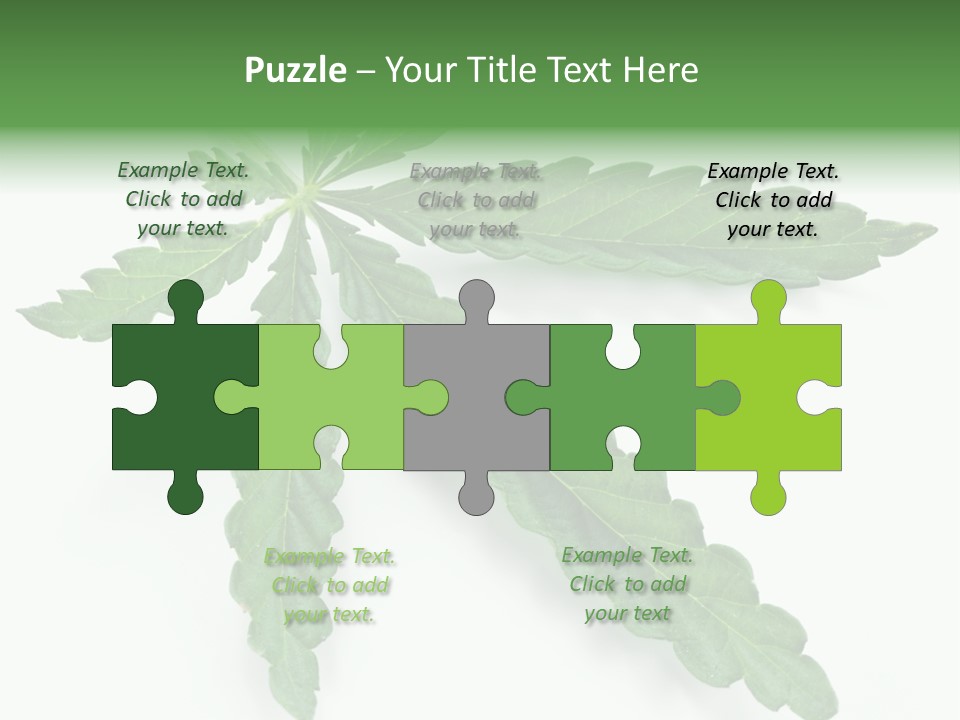 Joint Marijuana Medicine PowerPoint Template