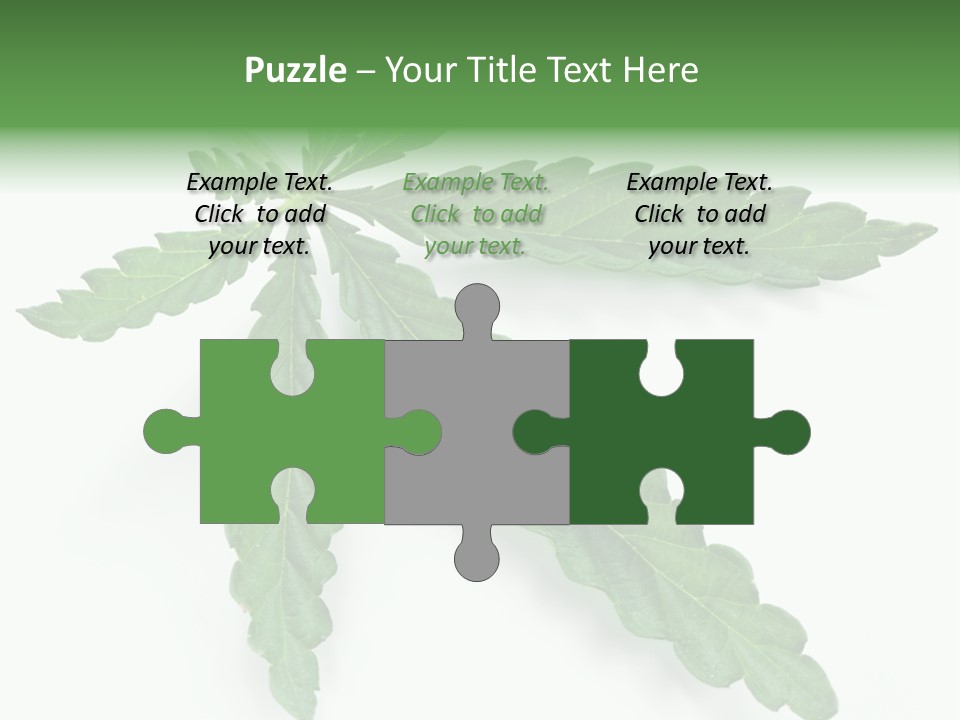 Joint Marijuana Medicine PowerPoint Template