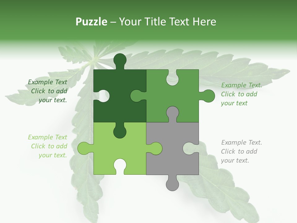 Joint Marijuana Medicine PowerPoint Template