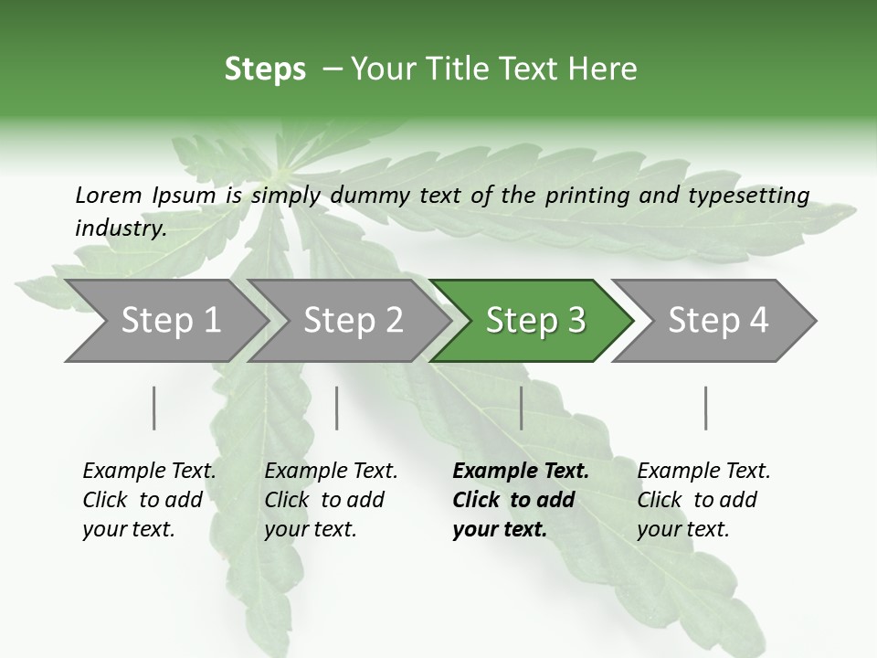 Joint Marijuana Medicine PowerPoint Template