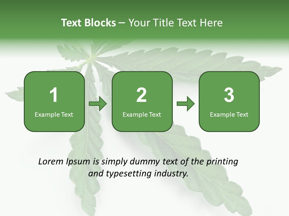 Joint Marijuana Medicine PowerPoint Template