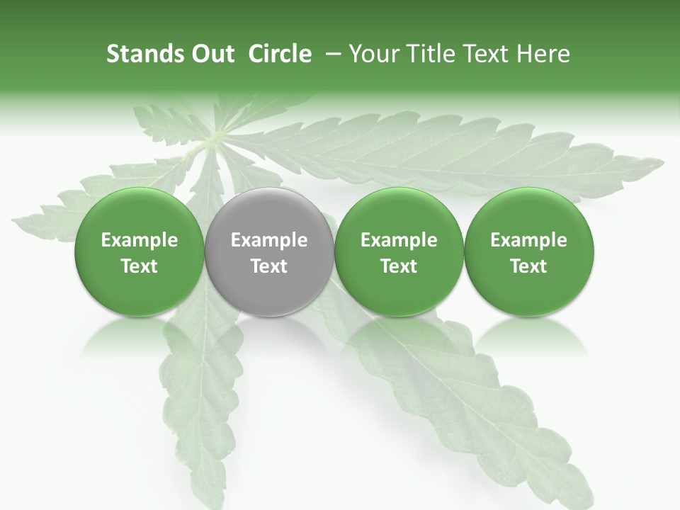 Joint Marijuana Medicine PowerPoint Template