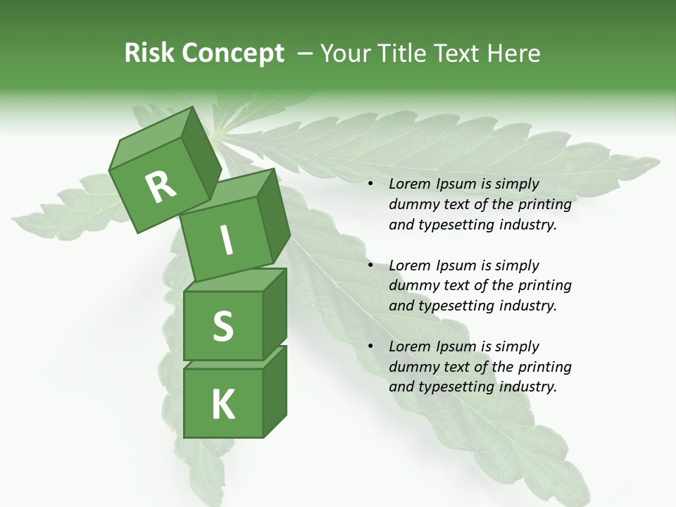 Joint Marijuana Medicine PowerPoint Template