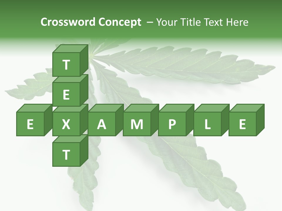 Joint Marijuana Medicine PowerPoint Template