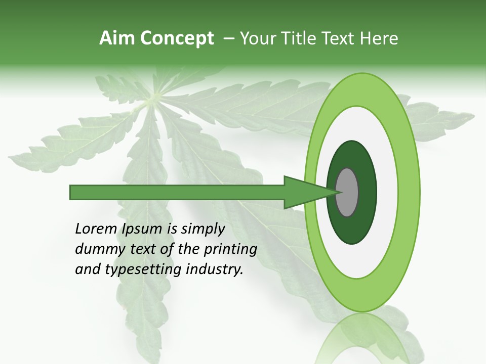 Joint Marijuana Medicine PowerPoint Template
