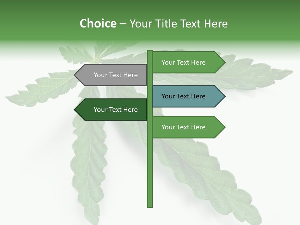Joint Marijuana Medicine PowerPoint Template