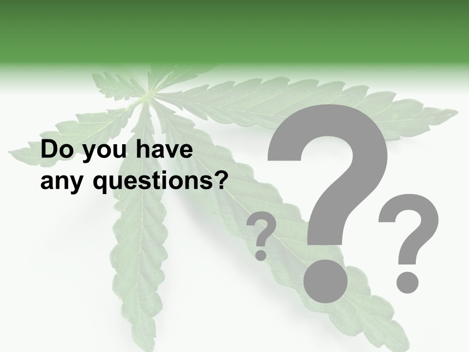 Joint Marijuana Medicine PowerPoint Template