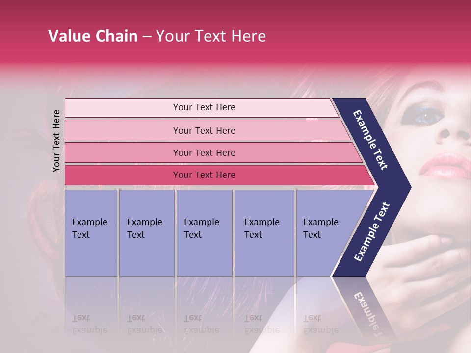 Makeup Hairstyle Woman PowerPoint Template