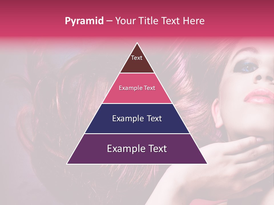 Makeup Hairstyle Woman PowerPoint Template