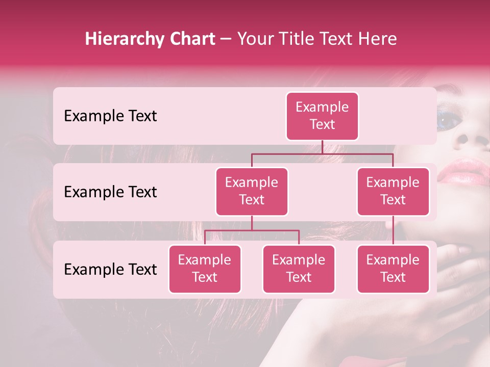 Makeup Hairstyle Woman PowerPoint Template