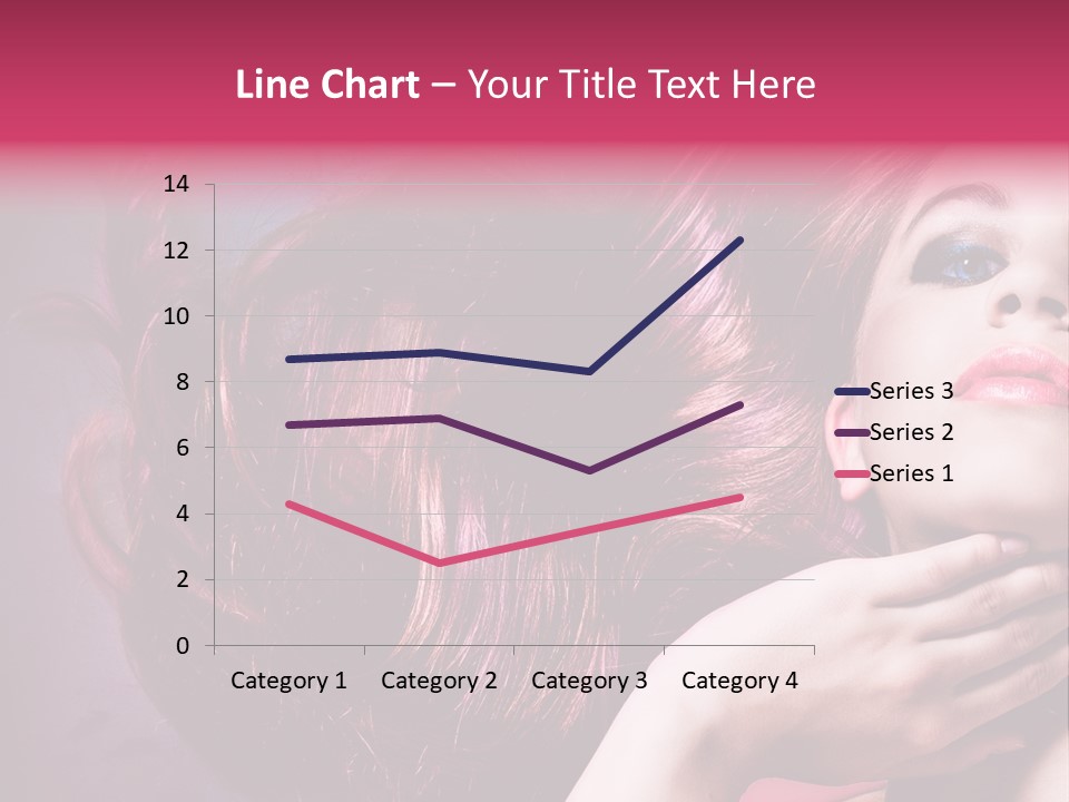 Makeup Hairstyle Woman PowerPoint Template