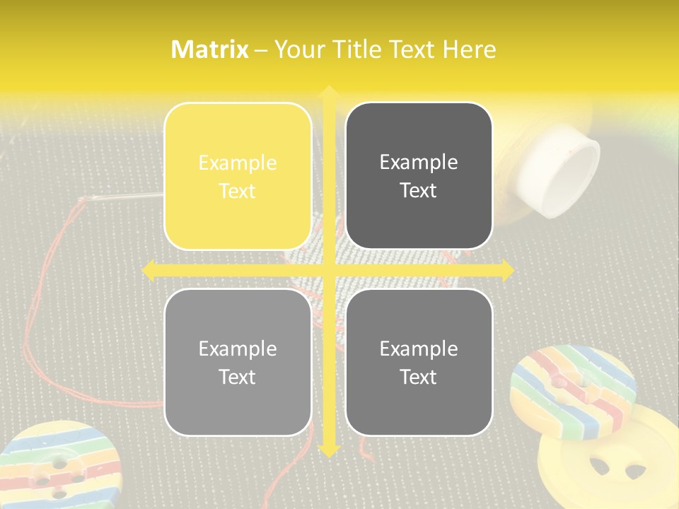 Pants Red Stitches PowerPoint Template