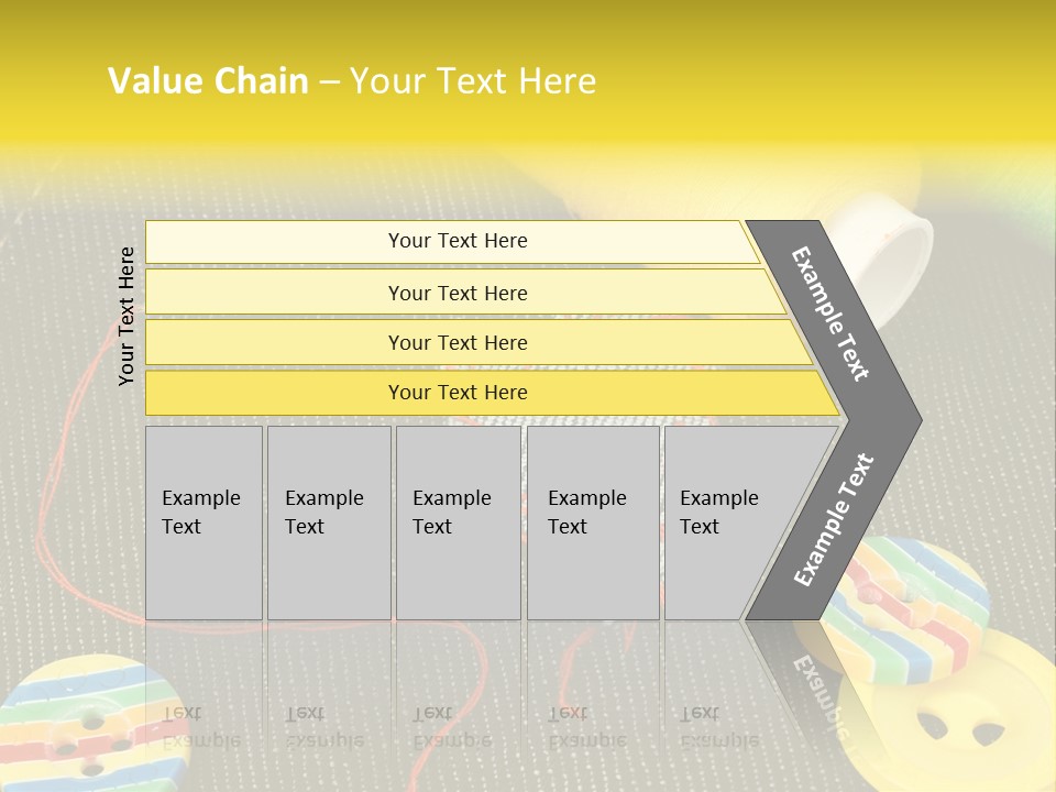 Pants Red Stitches PowerPoint Template