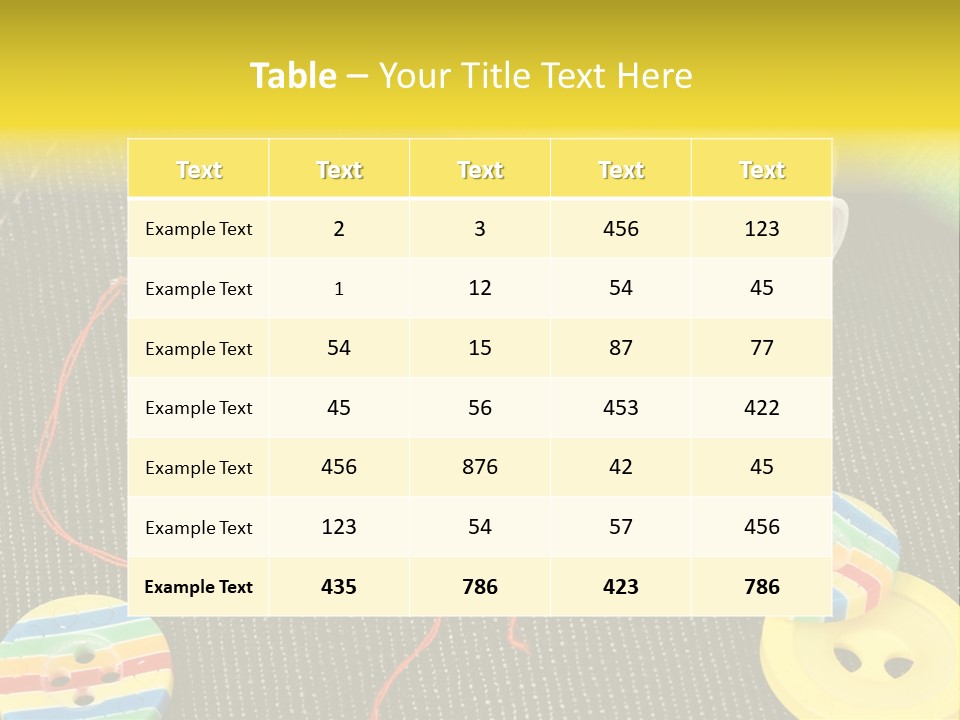 Pants Red Stitches PowerPoint Template