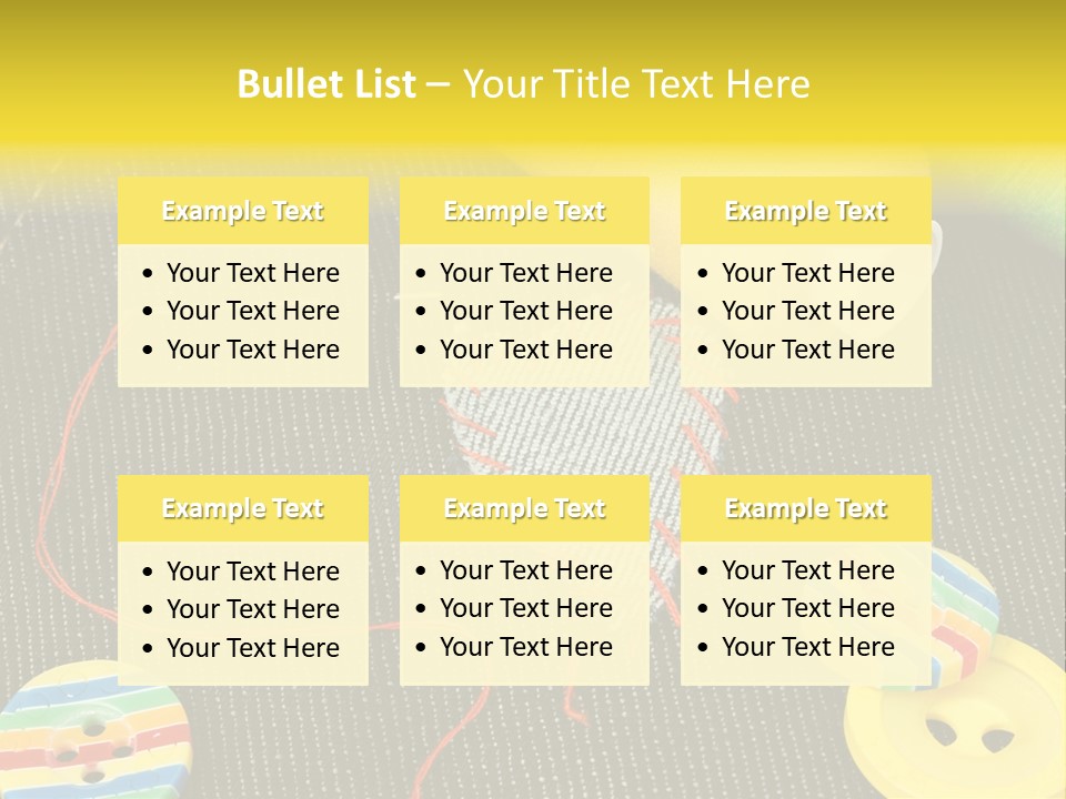 Pants Red Stitches PowerPoint Template