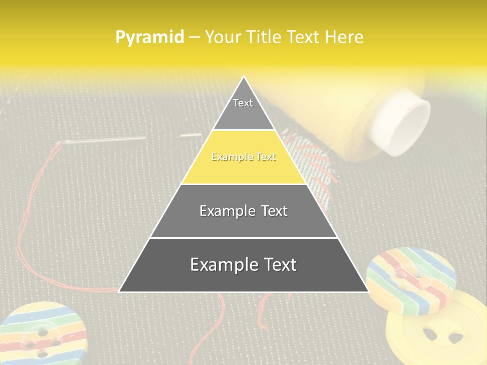 Pants Red Stitches PowerPoint Template