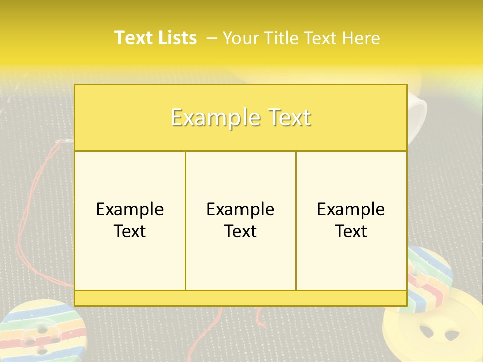 Pants Red Stitches PowerPoint Template