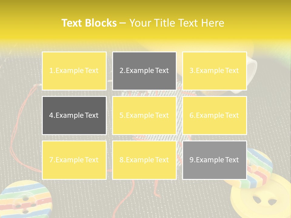 Pants Red Stitches PowerPoint Template