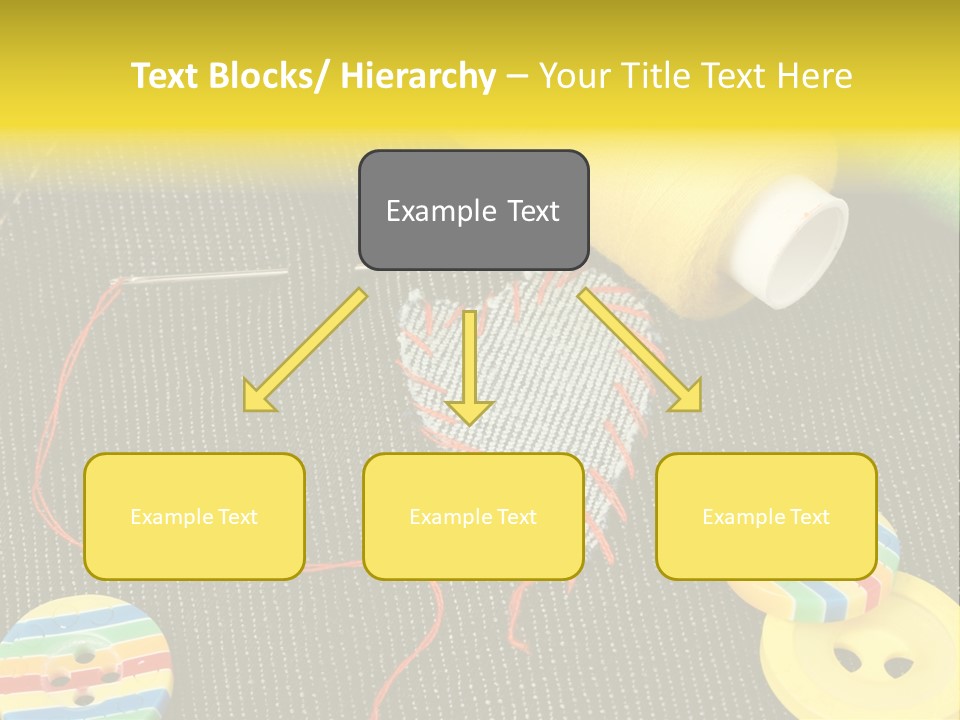 Pants Red Stitches PowerPoint Template