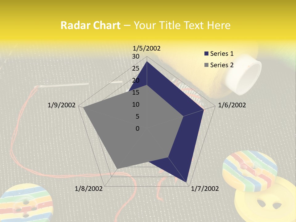 Pants Red Stitches PowerPoint Template