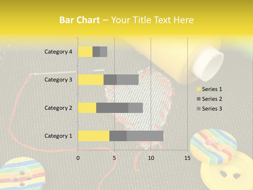 Pants Red Stitches PowerPoint Template