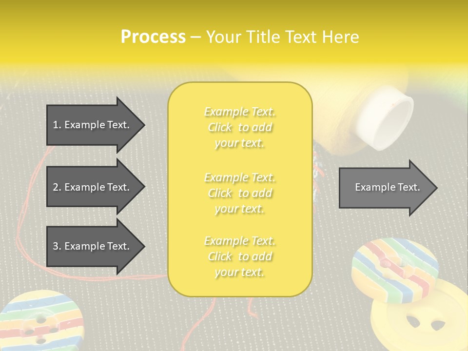Pants Red Stitches PowerPoint Template