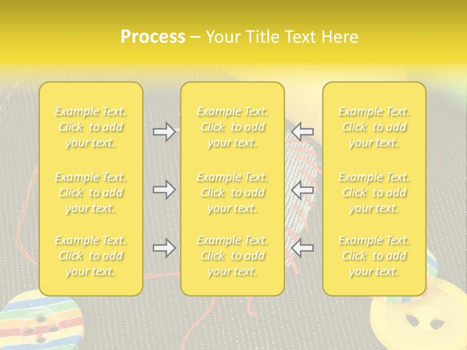 Pants Red Stitches PowerPoint Template