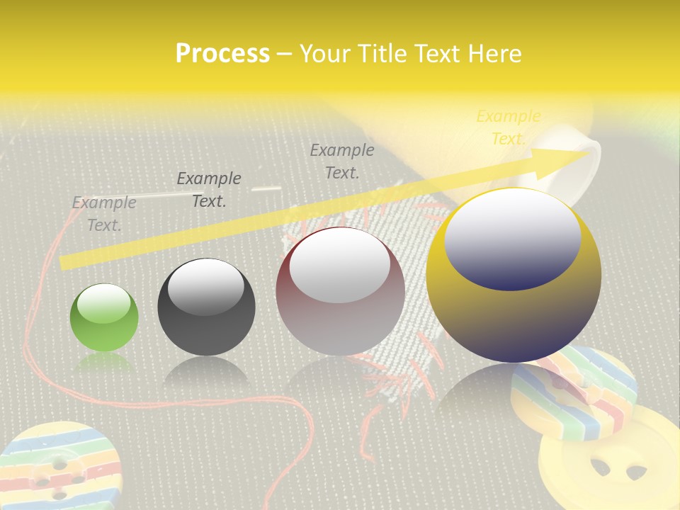 Pants Red Stitches PowerPoint Template