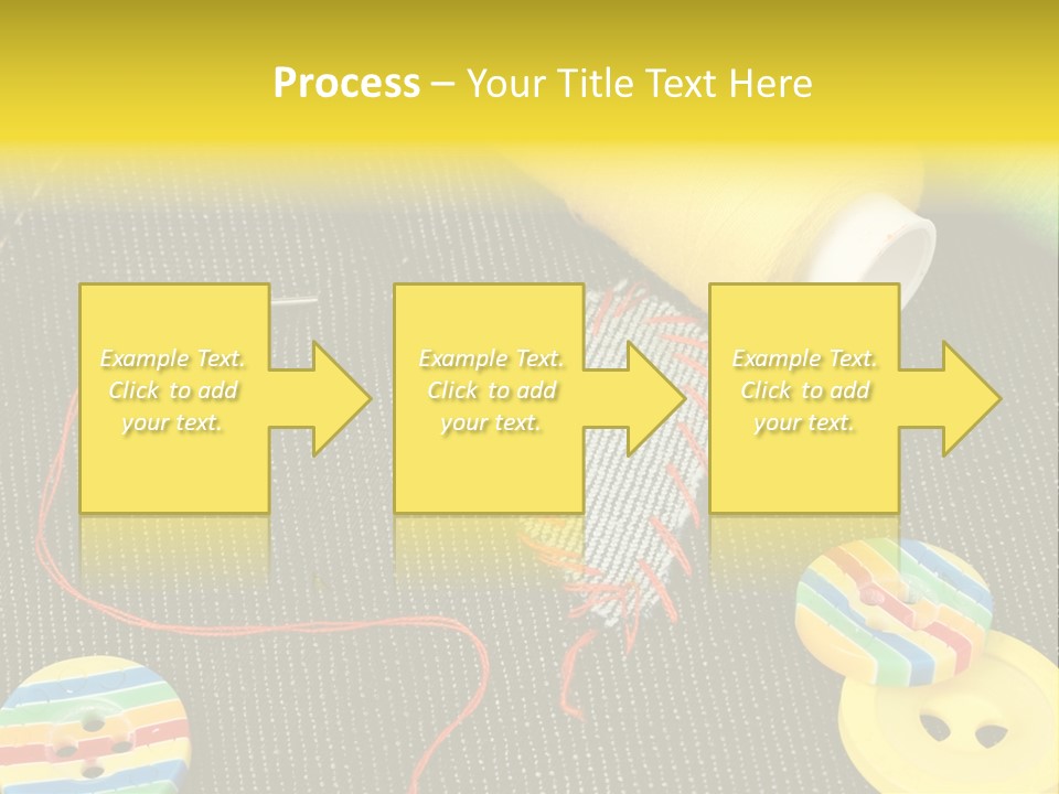 Pants Red Stitches PowerPoint Template