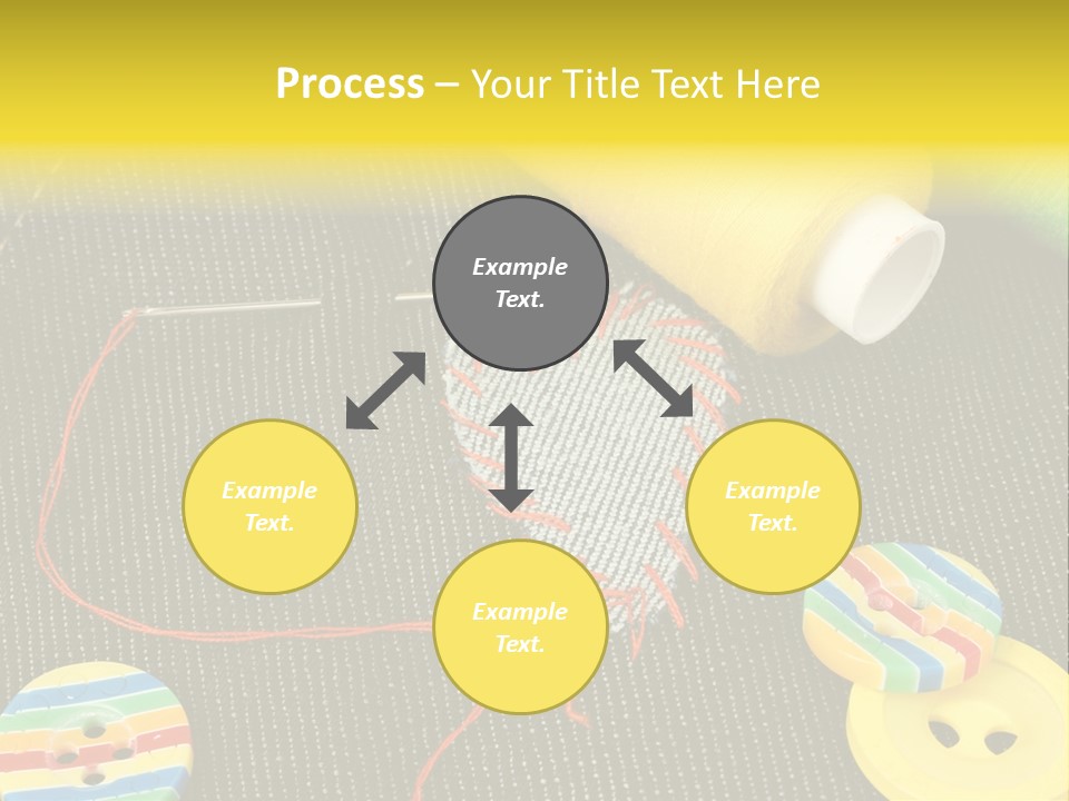 Pants Red Stitches PowerPoint Template