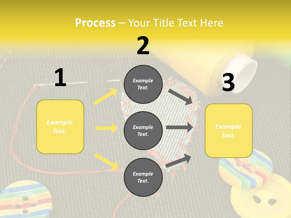 Pants Red Stitches PowerPoint Template