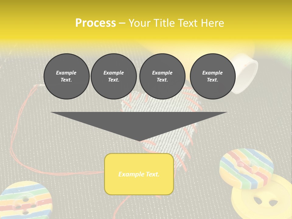 Pants Red Stitches PowerPoint Template