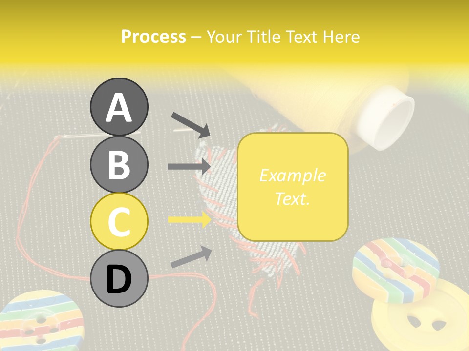 Pants Red Stitches PowerPoint Template