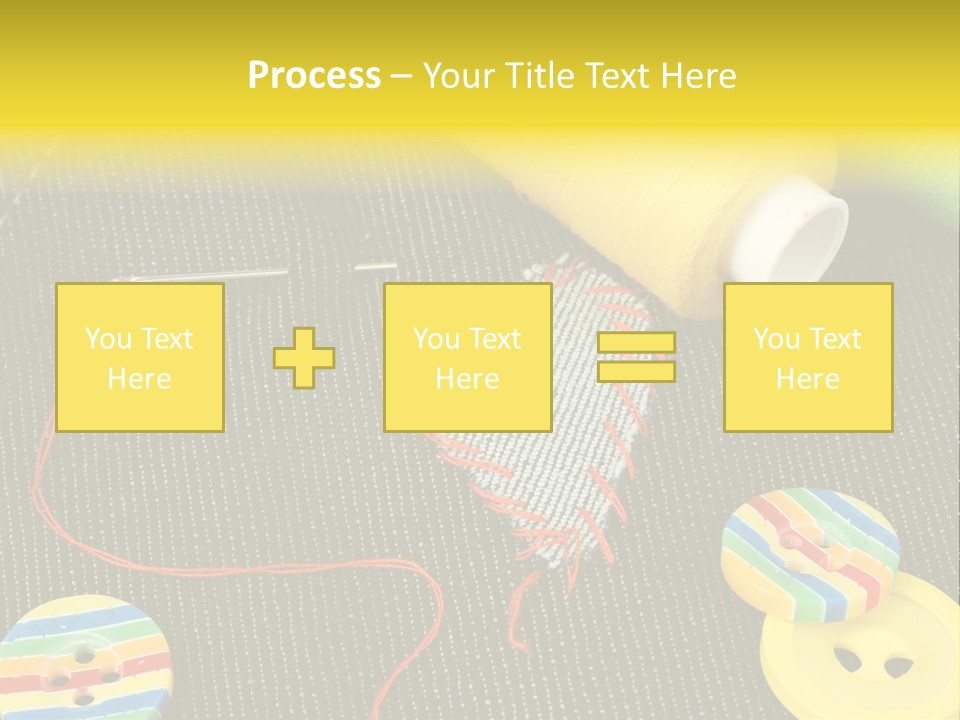 Pants Red Stitches PowerPoint Template