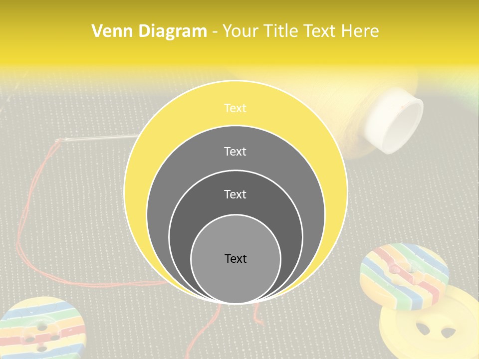 Pants Red Stitches PowerPoint Template