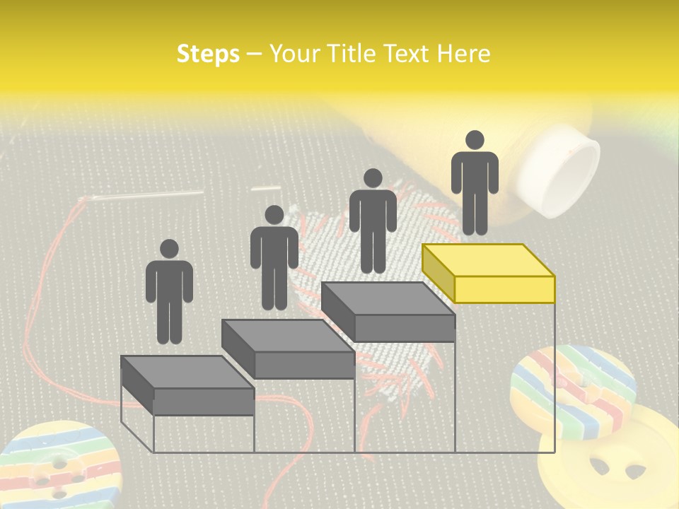 Pants Red Stitches PowerPoint Template