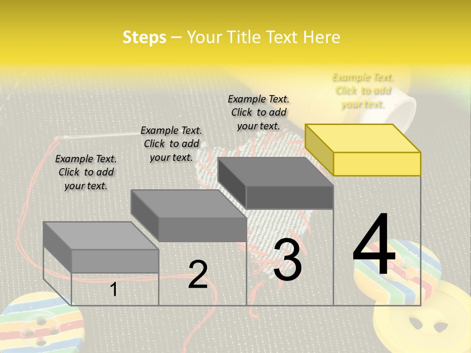 Pants Red Stitches PowerPoint Template