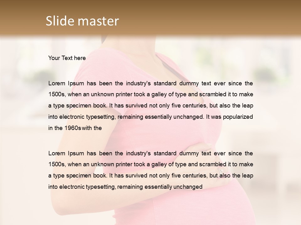 Vertical  Standing PowerPoint Template