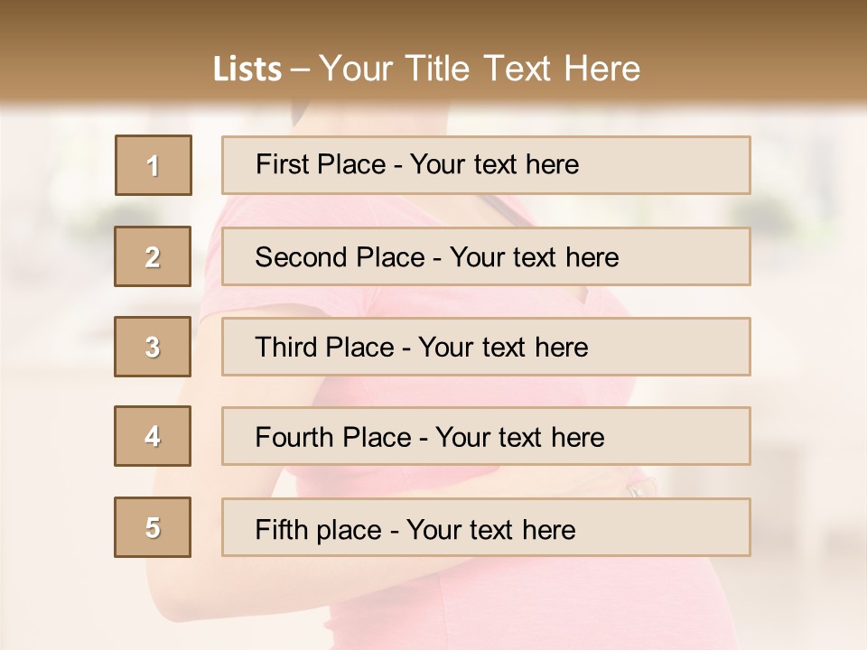 Vertical  Standing PowerPoint Template