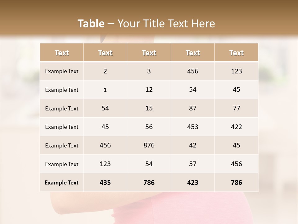 Vertical  Standing PowerPoint Template