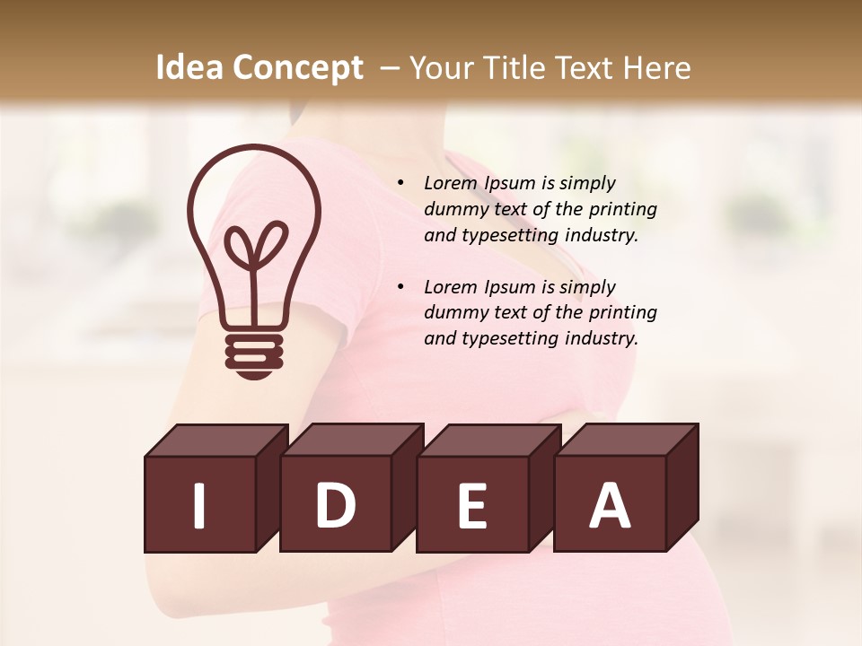 Vertical  Standing PowerPoint Template