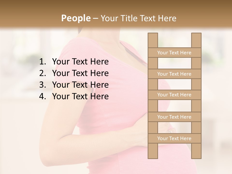 Vertical  Standing PowerPoint Template