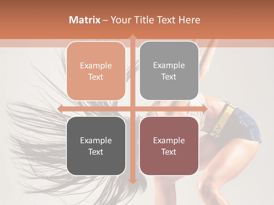 Pose Fashion Figure PowerPoint Template